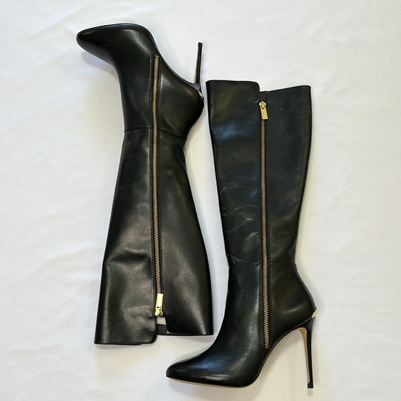 MICHAEL Michael Kors Shoes - MICHAEL Michael Kors Women's Black Clara Leather Boots Size 6 1/2 M used